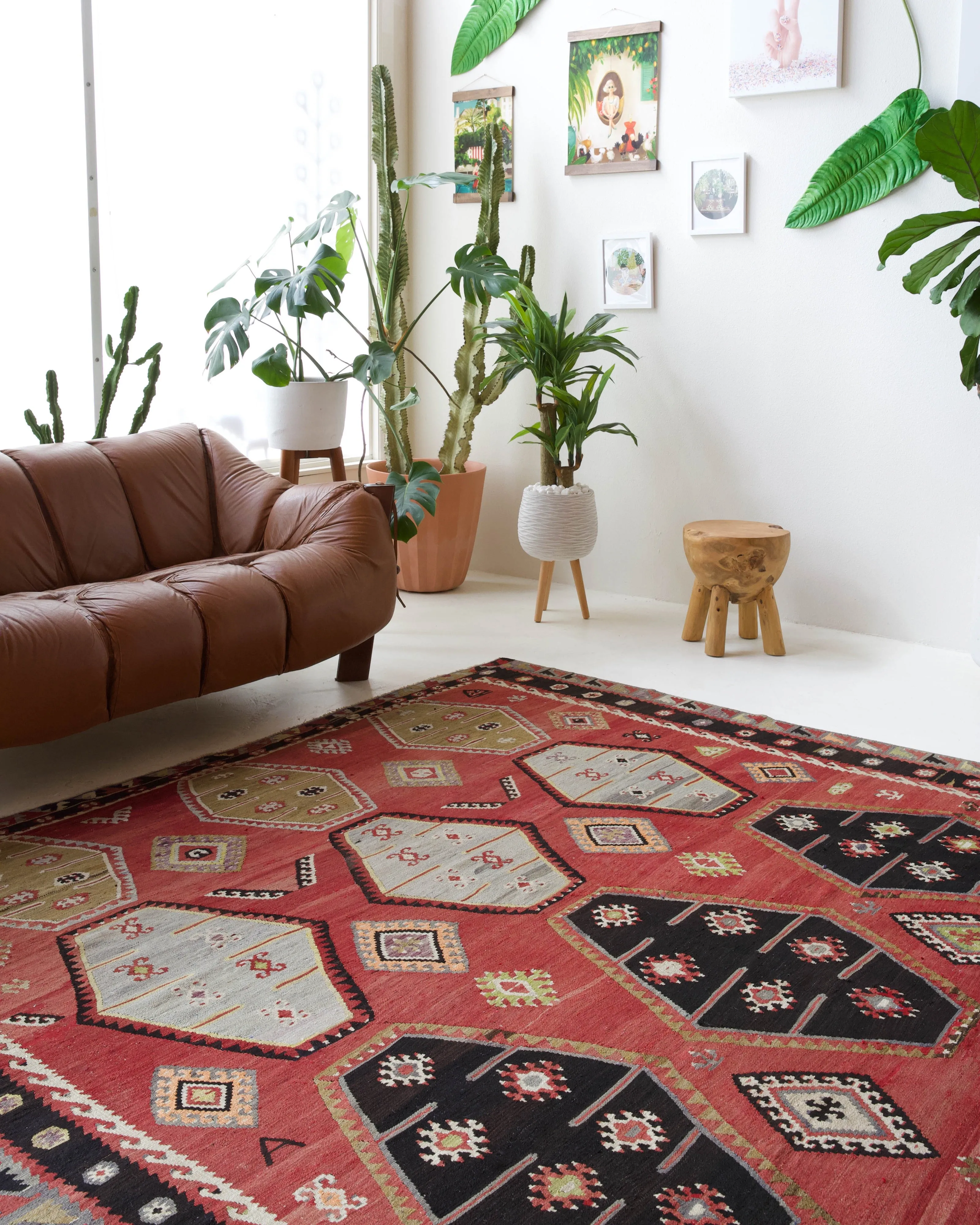 Vintage Sivas Sarkisla Kilim Rug 8'5"x12'6"