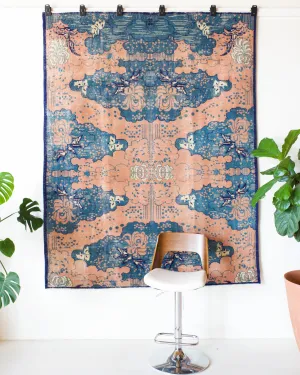 Vintage Turkish Art Deco Rug 5'10"x7'6"