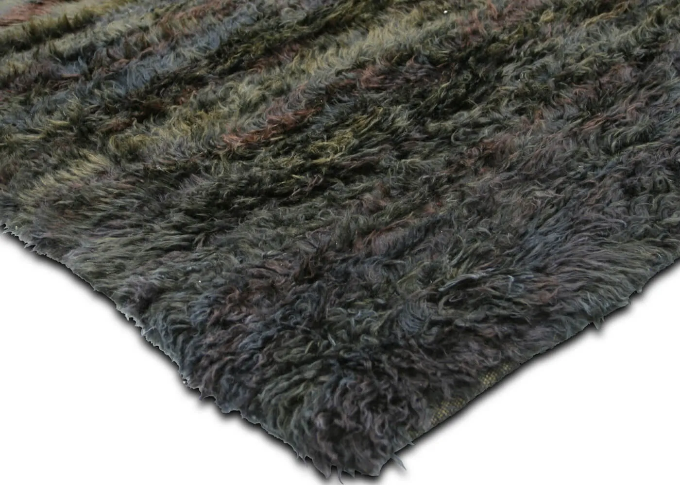 Vintage Turkish Shag Rug - 5'5" x 8'