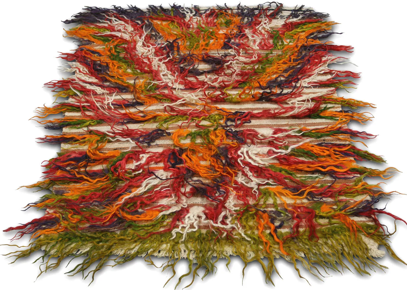 Vintage Turkish Tulu Rug - 2'7" x 3'10"