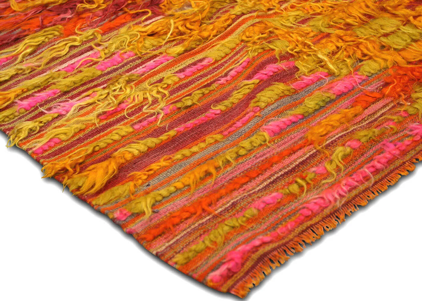 Vintage Turkish Tulu Rug - 3'11" x 5'10"