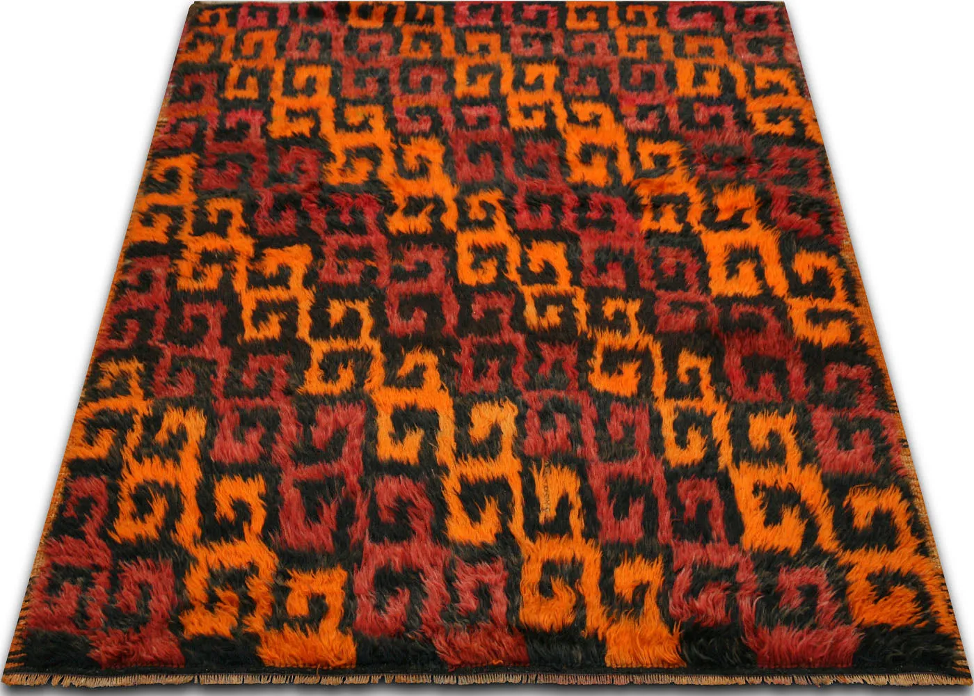 Vintage Turkish Tulu Rug - 3'7" x 4'6"