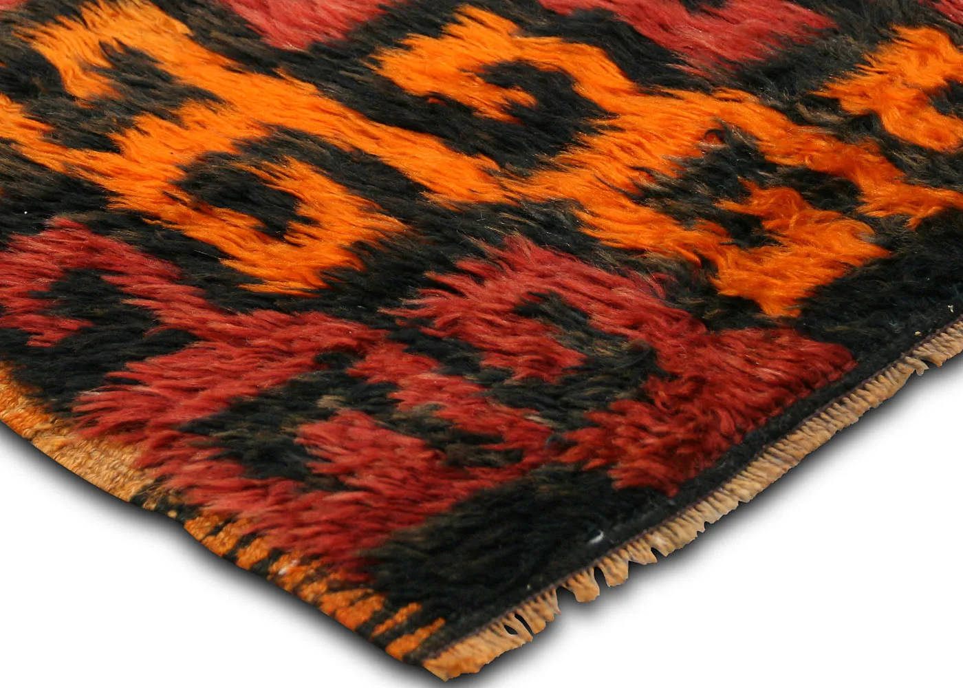 Vintage Turkish Tulu Rug - 3'7" x 4'6"