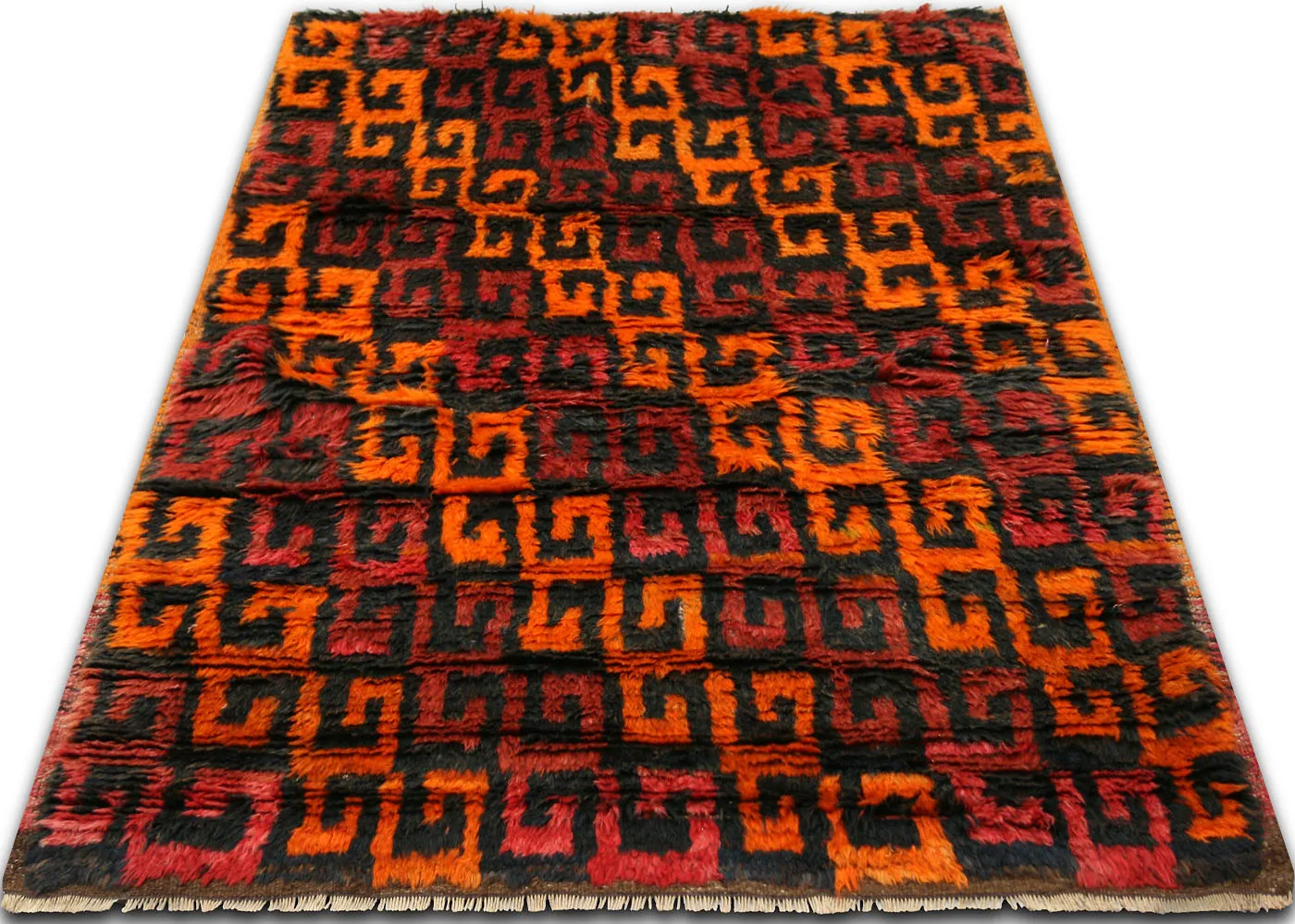 Vintage Turkish Tulu Rug - 3'7" x 4'6"
