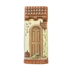 Wall Plaque Dog House Hand Painted